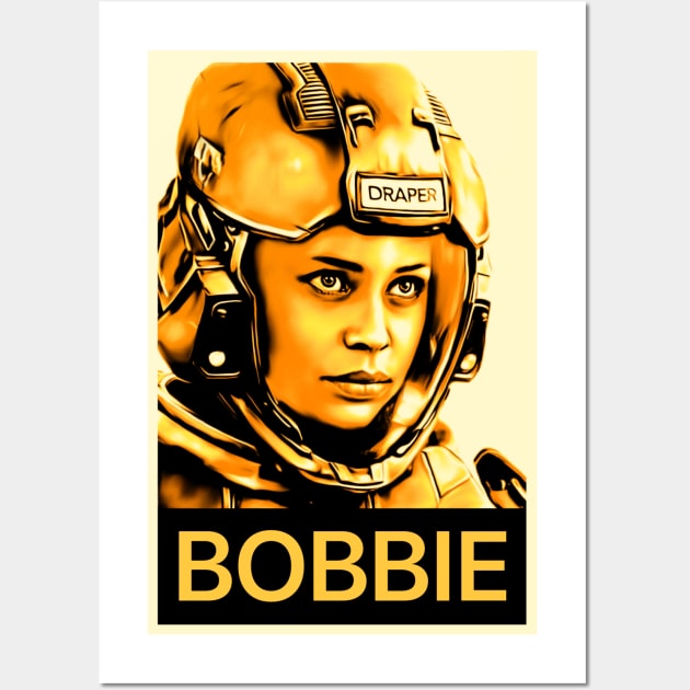 Gold Bobbie Poster for Screaming Firehawks Wall Art by OrionLodubyal